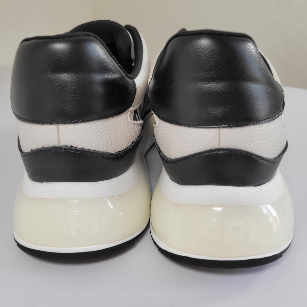 Karl Lagerfeld Black and Cream Sneakers - Picture 3 of 8